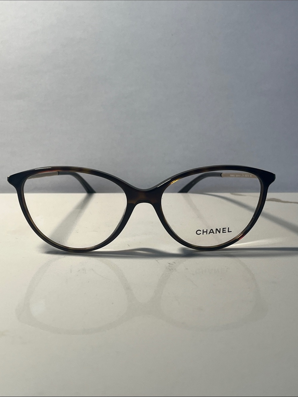 Authentic CHANEL Brown Tortoiseshell Eyeglasses 3293-B-A c.714
